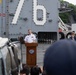 USS Ronald Reagan (CVN 76) hosts US Ambassador to Japan Rahm Emanuel, Japanese Government officials, leaders from the US Navy, JMSDF prior to departing Yokosuka, Japan after 9 years as FDNF carrier