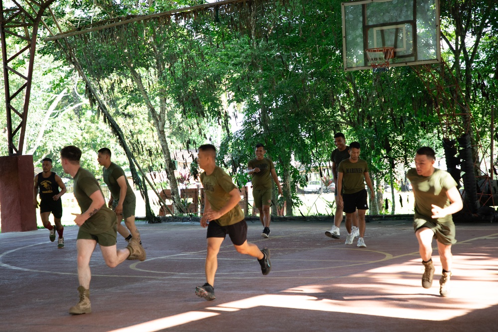 ACDC: 1/7, Philippine Marines play basketball