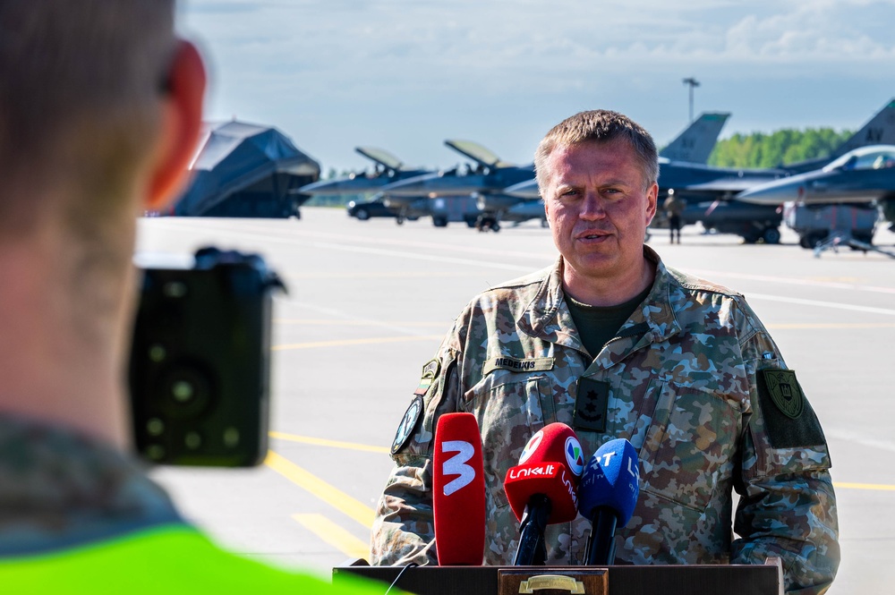Exercise Astral Knight 24 Media Day at Šiauliai Air Base