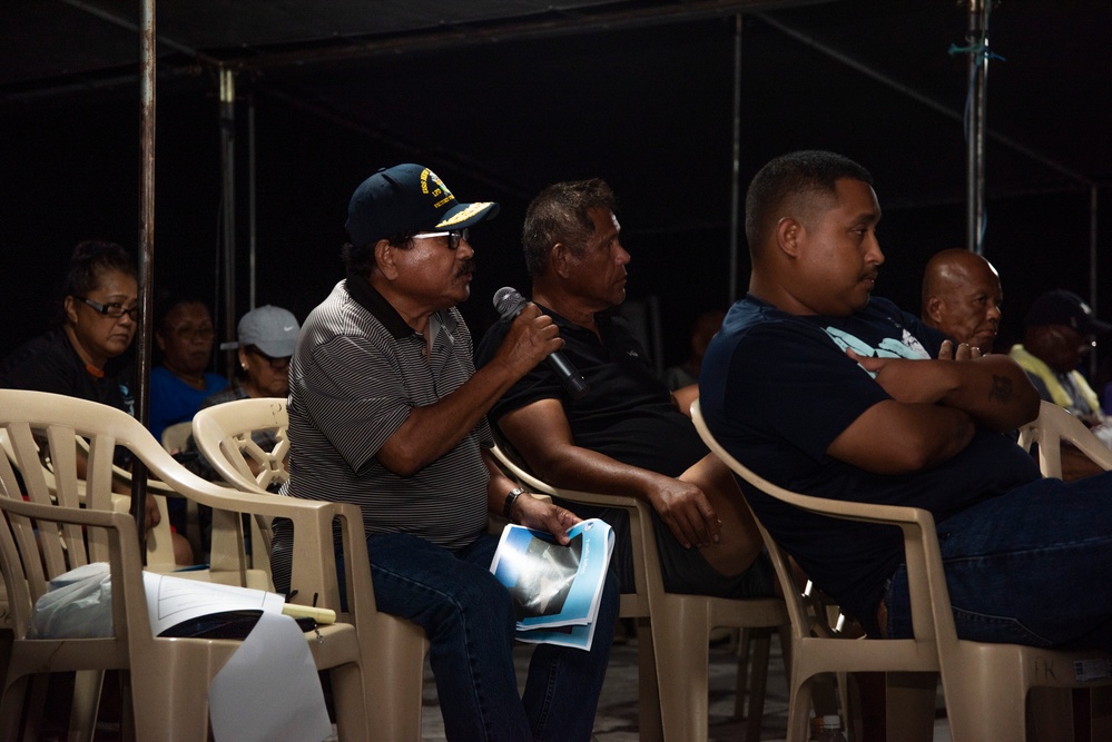 DoD Representatives Meet with Residents of Palau; Discuss Proposed Designation of Defense Site in Peleliu