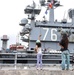 USS Ronald Reagan departs Yokosuka