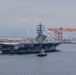 USS Ronald Reagan Departs Yokosuka