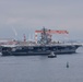 USS Ronald Reagan Departs Yokosuka