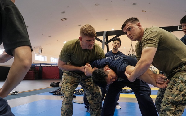 FASTPAC Marines, Immigration Agents participate in martial arts exchange