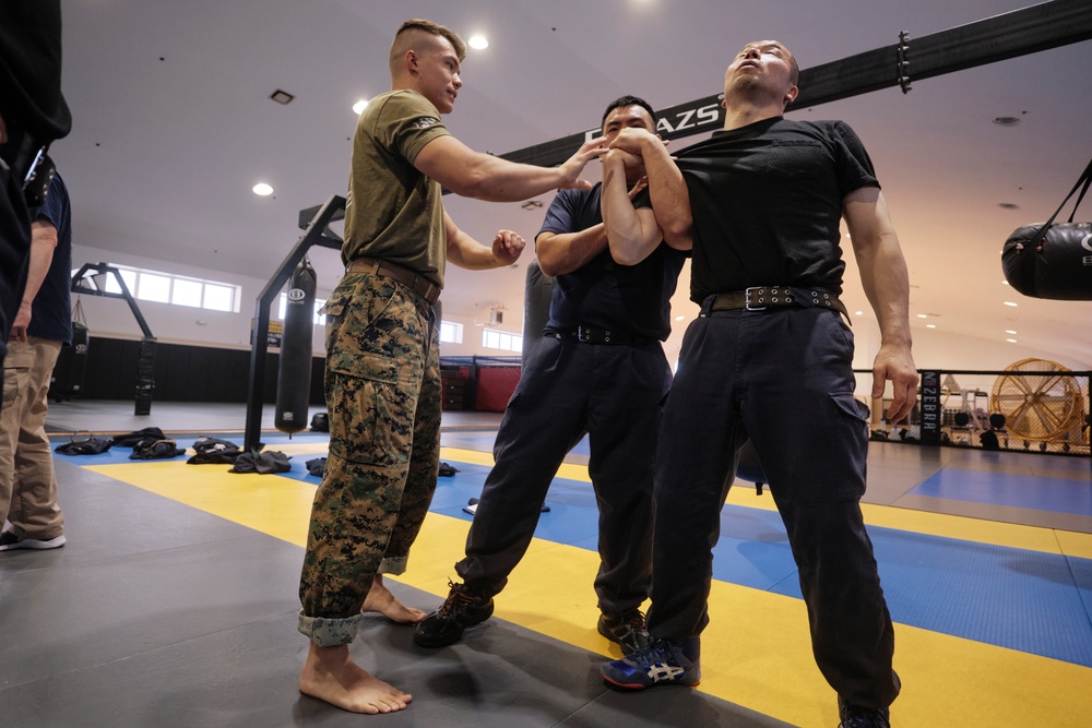 FASTPAC Marines, Immigration Agents participate in martial arts exchange