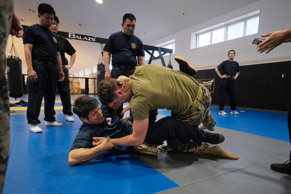 FASTPAC Marines, Immigration Agents participate in martial arts exchange