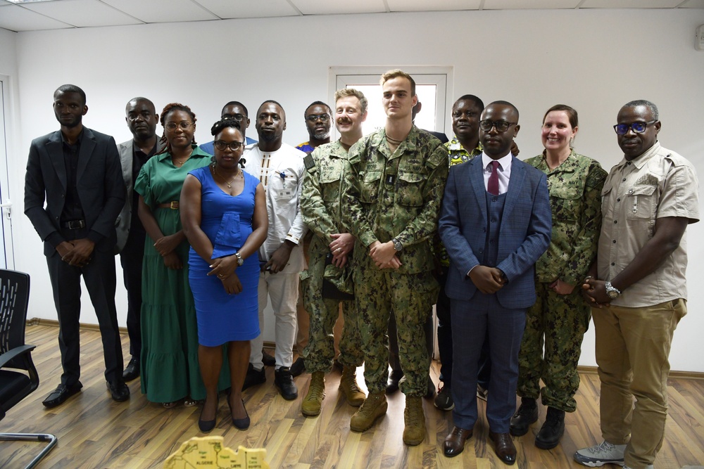 U.S. Sailors teaches Seavision, maritime legal considerations to Gabonese officials