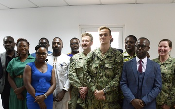 U.S. Sailors teaches Seavision, maritime legal considerations to Gabonese officials