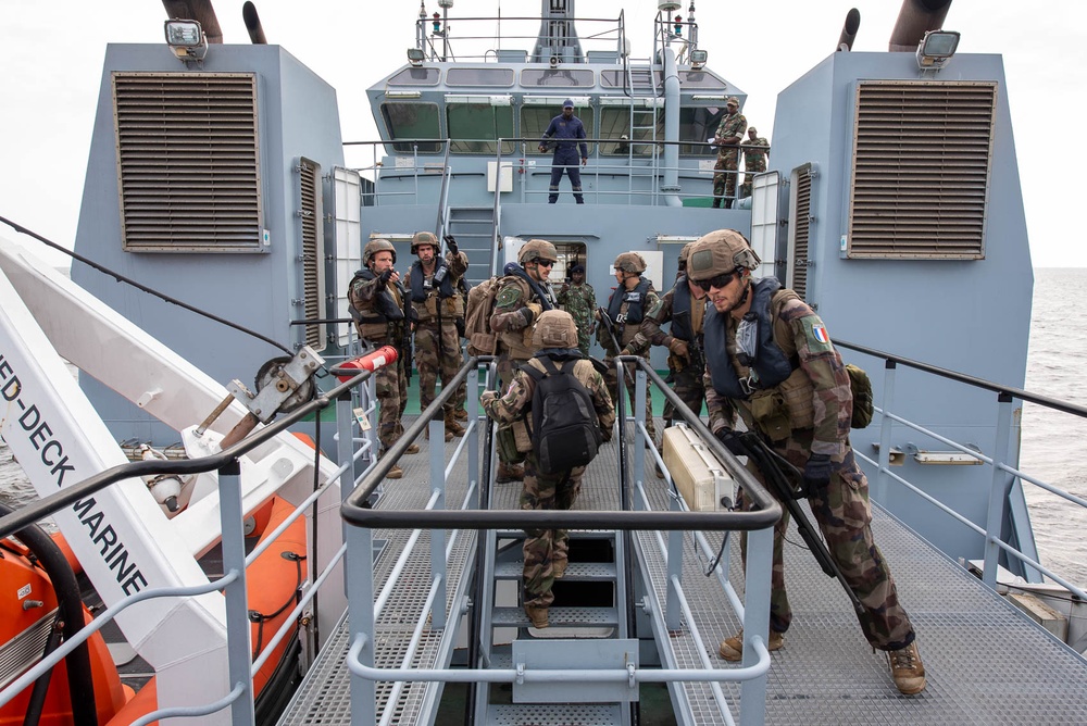 French Navy participates in exercise Obangame Express 2024