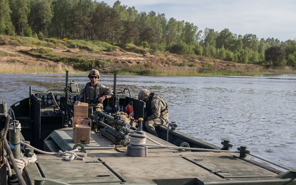 Boat Operators 43rd Multi-Role Bridge Company Wet Gap Crossing
