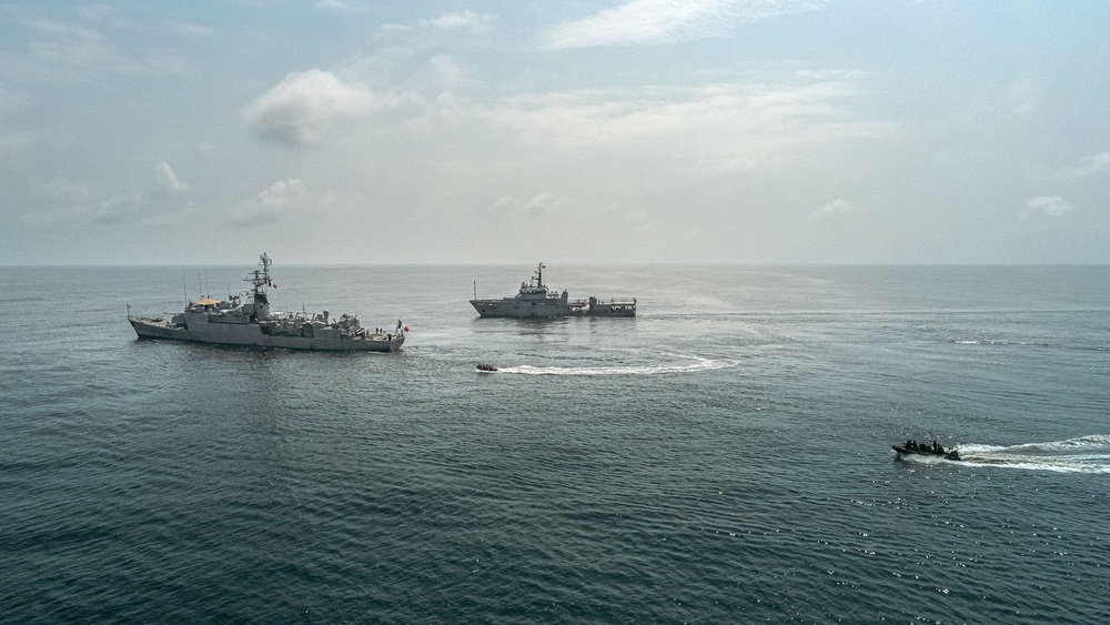 French Navy participates in exercise Obangame Express 2024