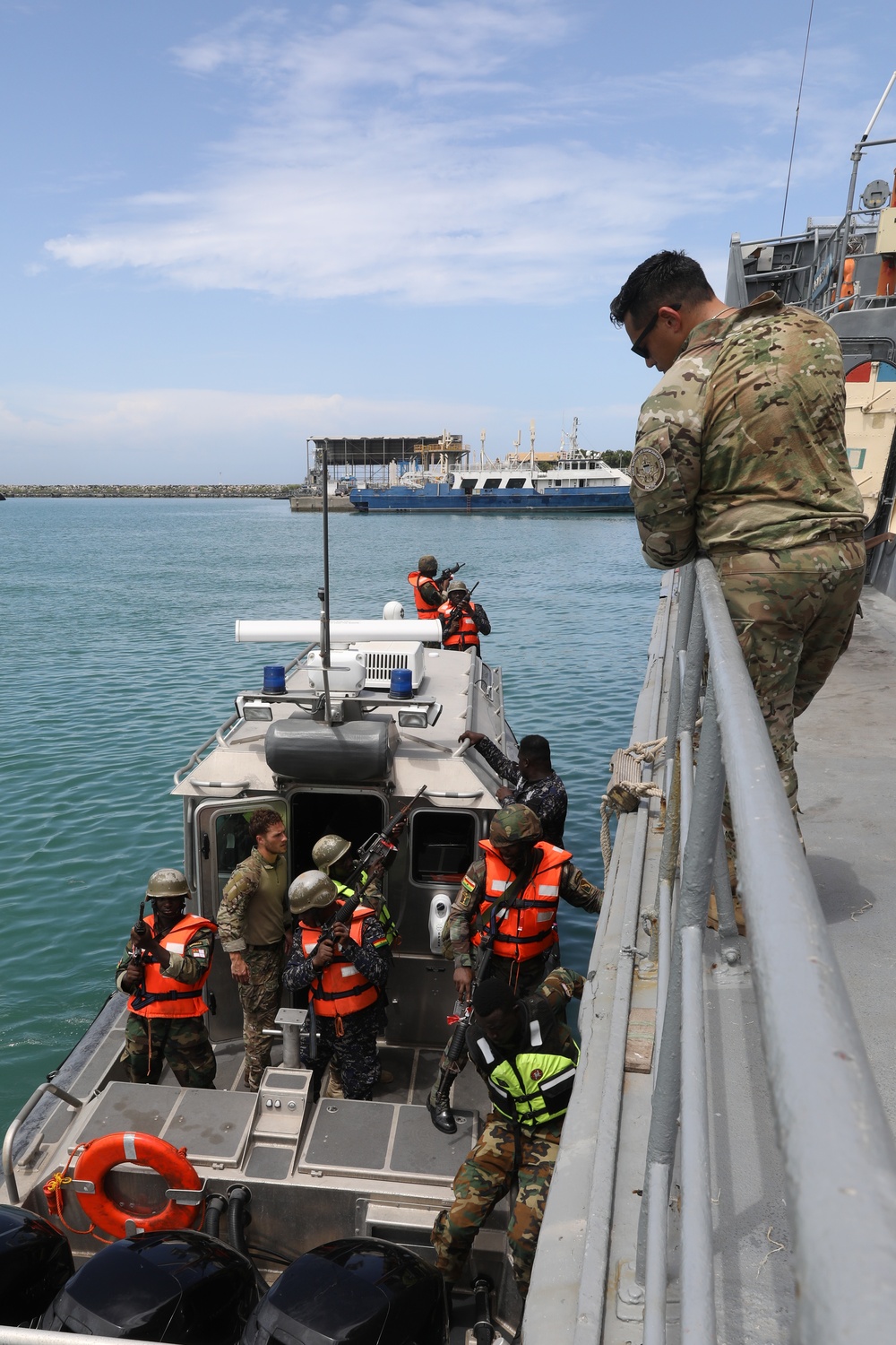 Ghana Navy and Ghana Police Service Conduct Maritime Interdiction Training from U.S., Dutch Forces in Ghana