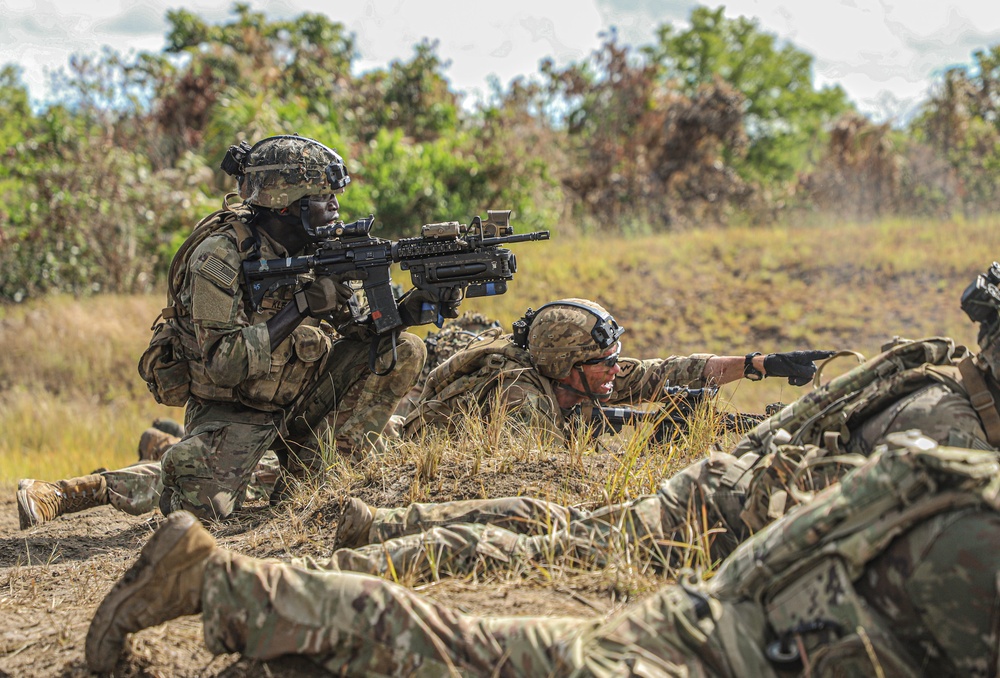 2nd Battalion, 27th Infantry Regiment, 3rd Infantry Brigade Combat Team, 25th Infantry Division conducts live fire exercise