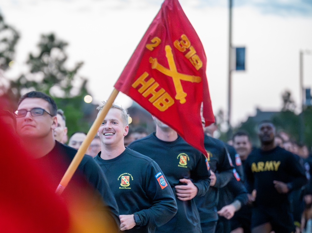 82nd Airborne Division Battalion Run