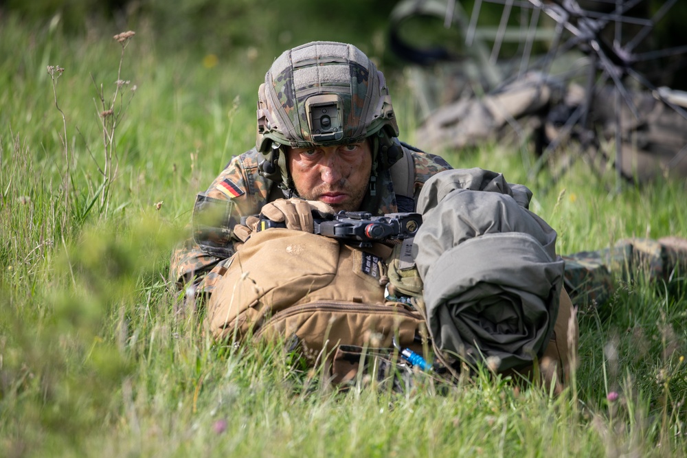 NATO troops conduct air assault training during Swift Response