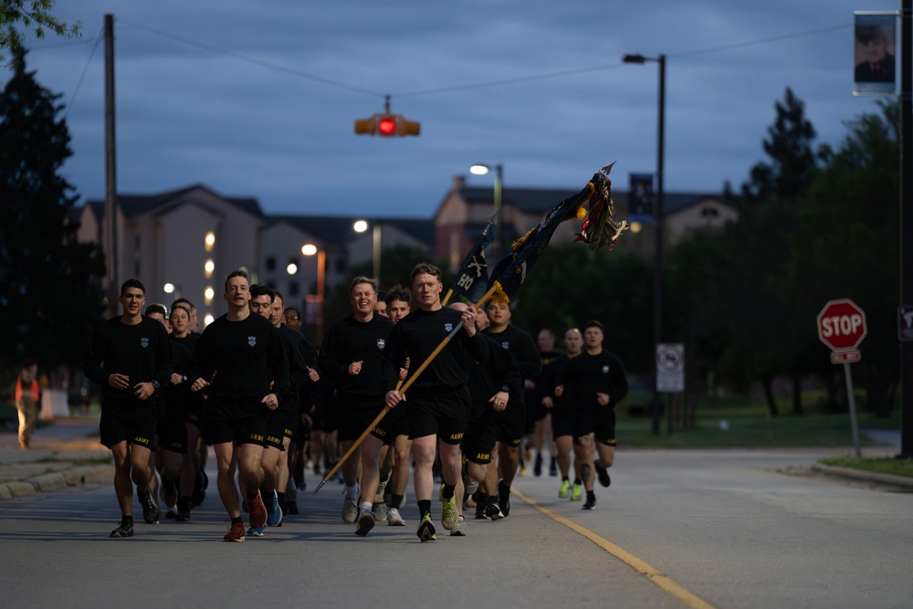 82nd Airborne Division battalion run
