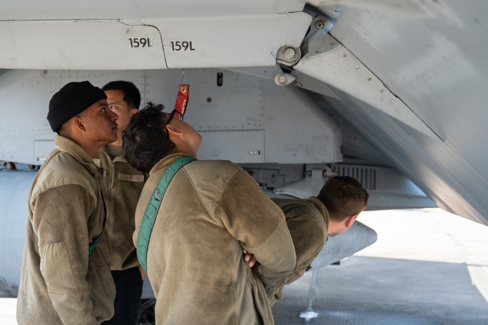 AK24: Airmen tour Spanish Air Force F-18 Hornet