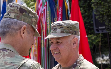 U.S. Army V Corps holds honors ceremony for deputy commanders