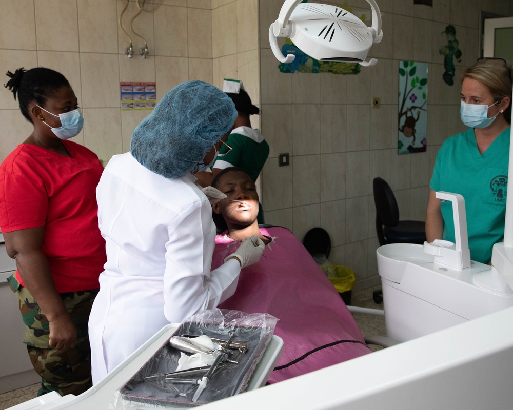 U.S. Army and Air Force and Ghanan Armed Forces medical staff participate in MEDREX AL24