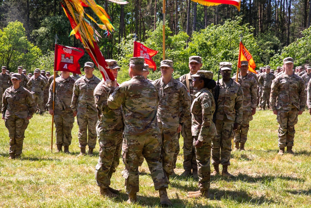 588th Brigade Engineer Battalion Change of Command