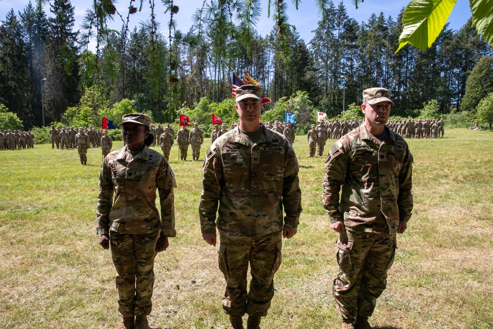 588th Brigade Engineer Battalion Change of Command