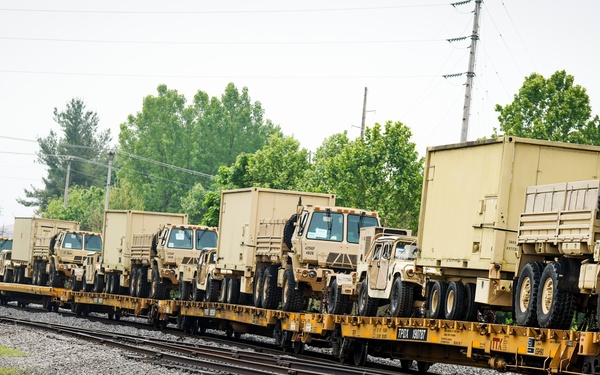 U.S. Army Reserve Units Unite for Railhead Operations at Fort Knox, KY
