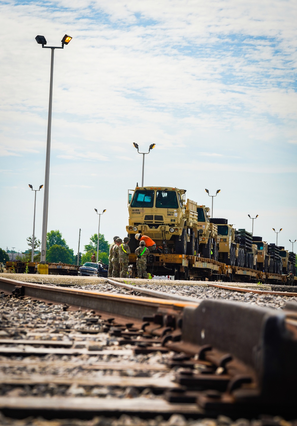 U.S. Army Reserve Units Unite for Railhead Operations at Fort Knox, KY