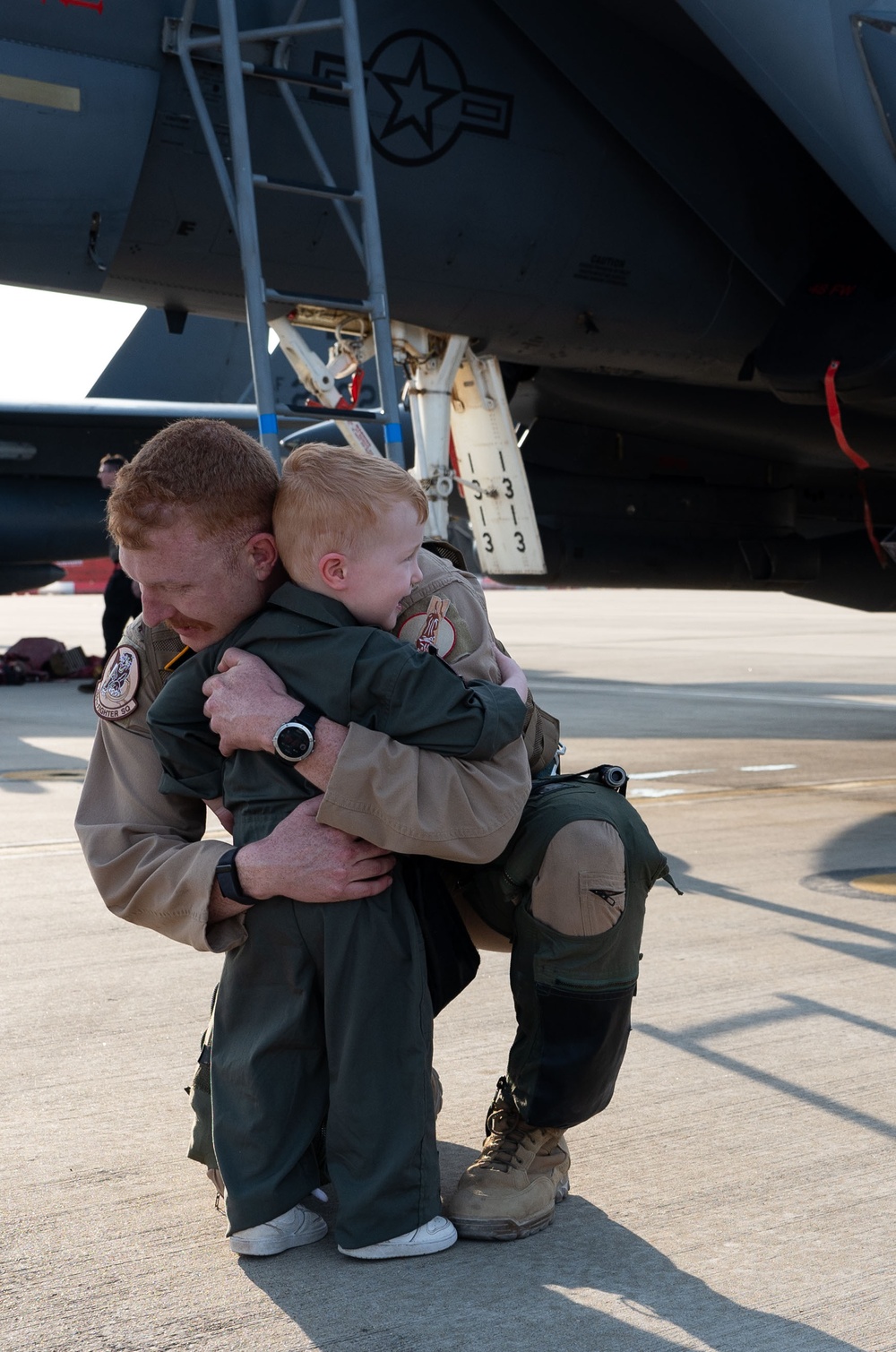 494th FS aircrew return from deployment 2024