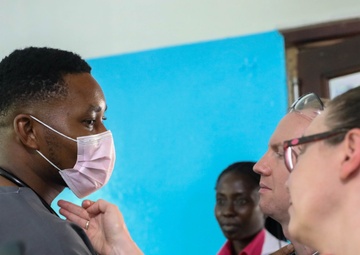 U.S. Army and Air Force and Ghanan Armed Forces medical staff participate in MEDREX AL24