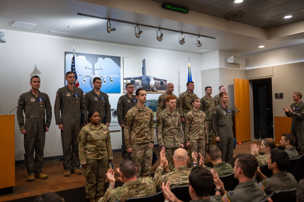 305 AMW OAR Combat Air Medal Presentation