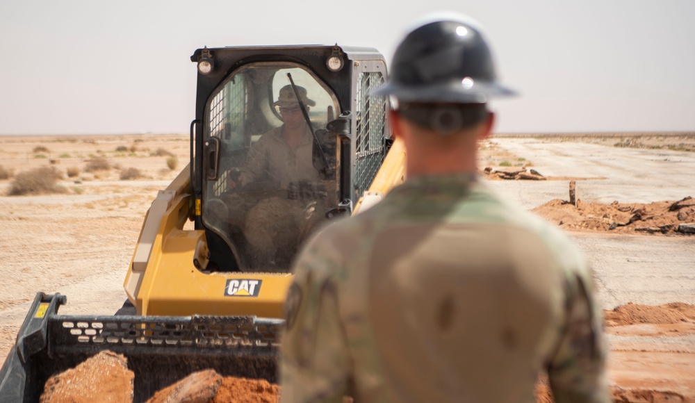 Marines, Seabees, Airman, and Soldiers tackle airfield damage repair during Native Fury 24