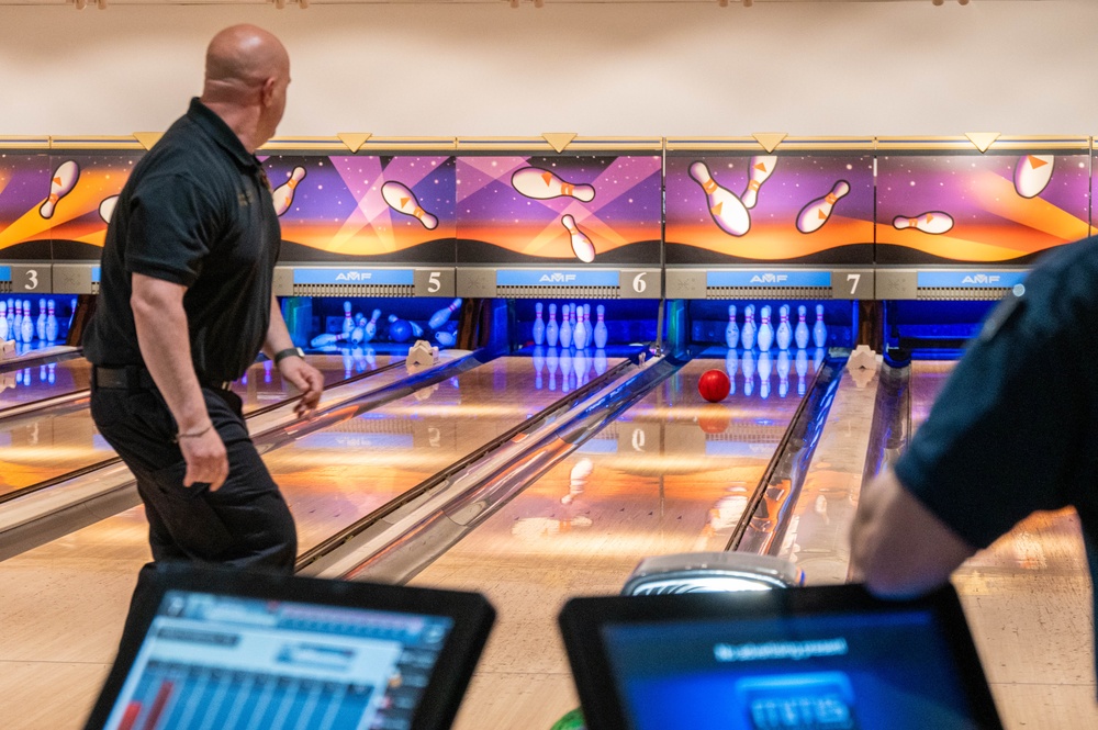Defenders compete in a battle of the badges