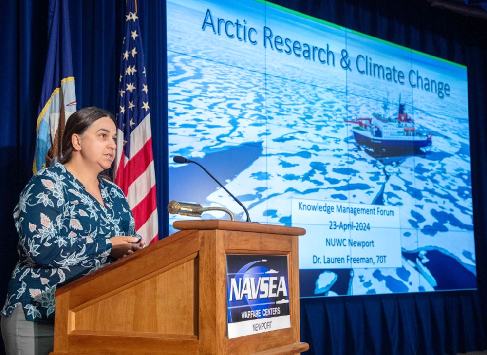 NUWC Division Newport oceanographer studies how melting Arctic ice presents challenges for naval operations