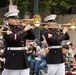 Marine Forces Reserve Band performs at The Battle of Flowers Parade
