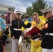Marine Forces Reserve Band performs at The Battle of Flowers Parade