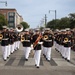 Marine Forces Reserve Band performs at The Battle of Flowers Parade