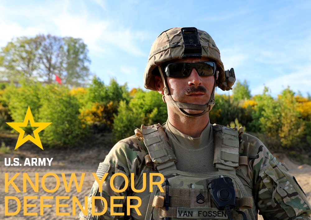 Know Your Defender Staff Sgt. Clayton Van Fosse