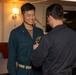 Lt. j.g. Joo recives his SWO pin