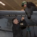 Sailors conduct aircraft maintenance aboard Abraham Lincoln