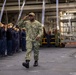 USS Tripoli Pipes Sailors Ashore