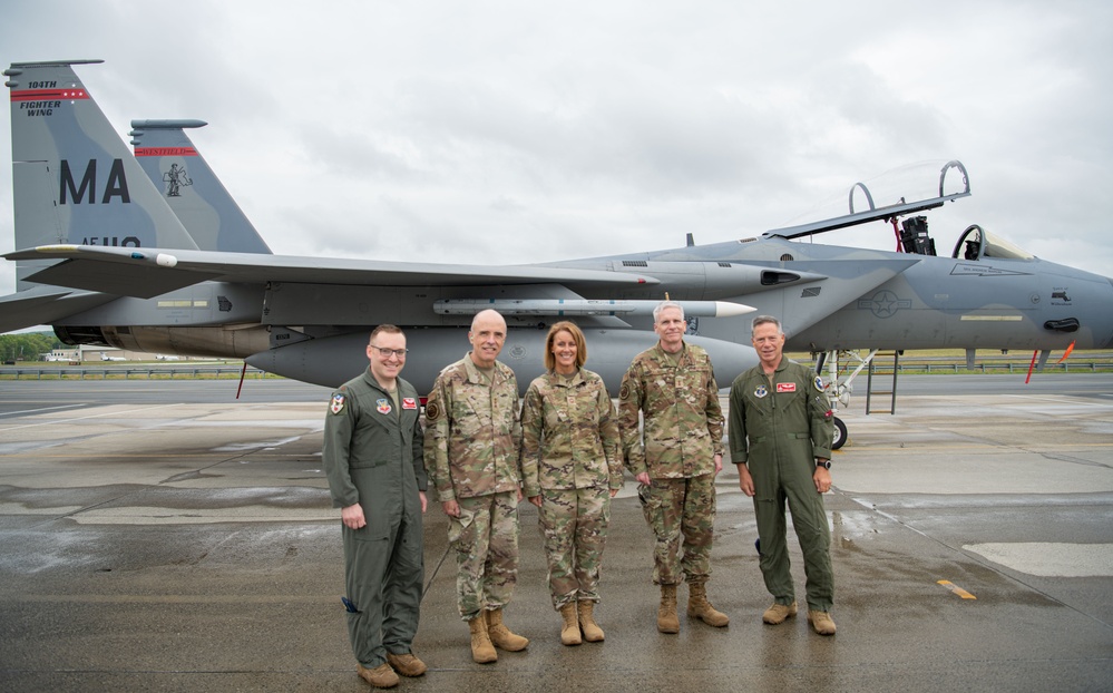 Air Force Surgeon General visits 104th Fighter Wing