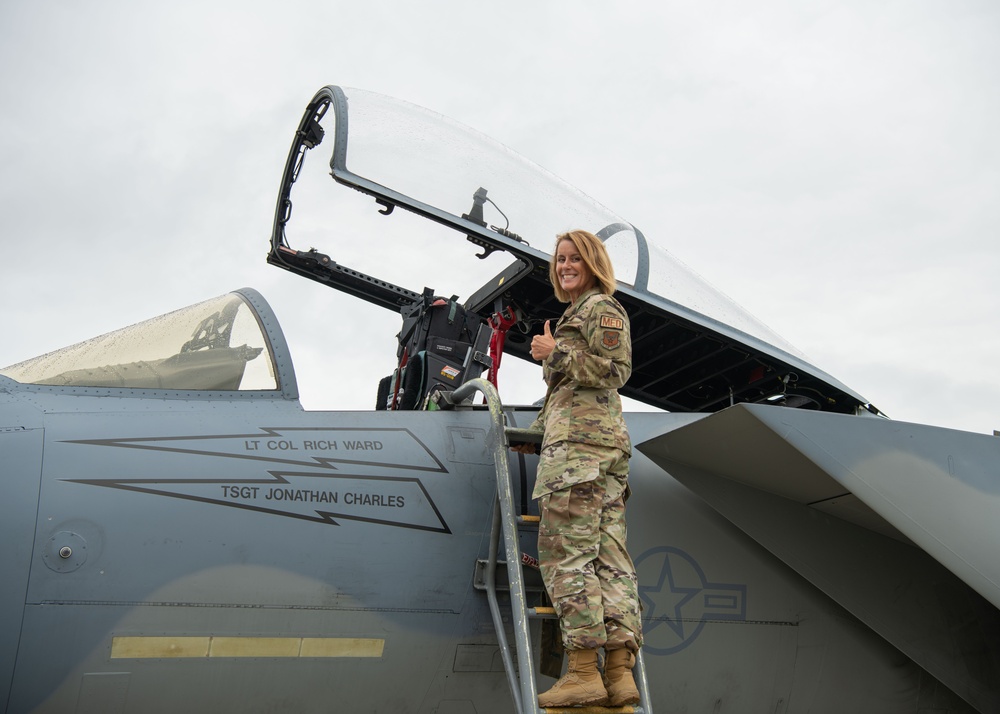 Air Force Surgeon General visits 104th Fighter Wing