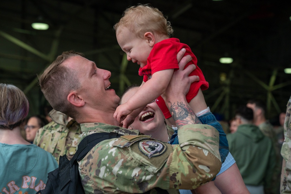 Final group of Liberty Wing Airmen return from deployment 2024