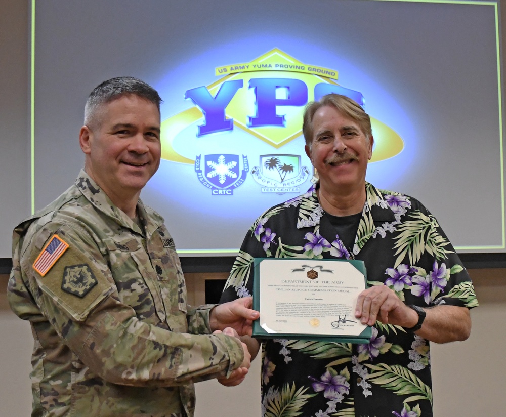 Yuma Test Center Division Chief of the Year
