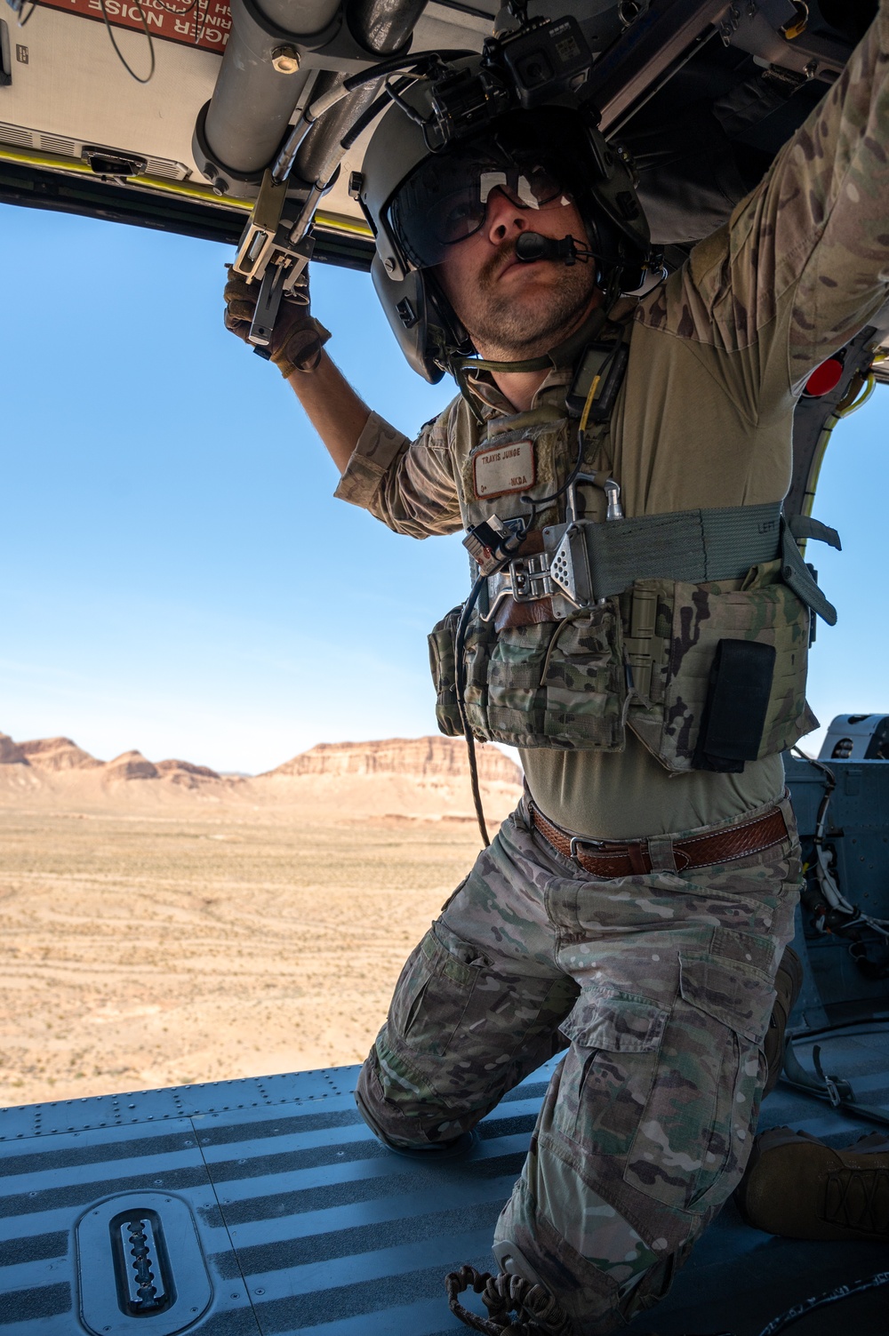 Airmen from the 88th TES and 413th FLTS conduct combat rescue training