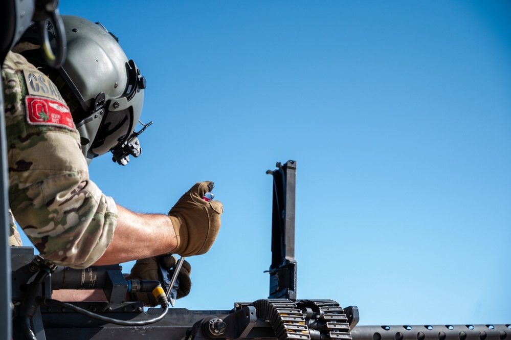 Airmen from the 88th TES and 413th FLTS conduct combat rescue training