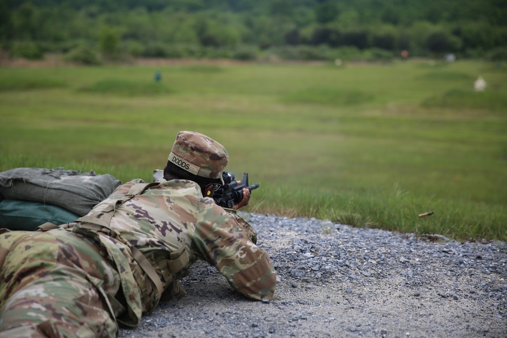 1067th at the Range on Annual Training