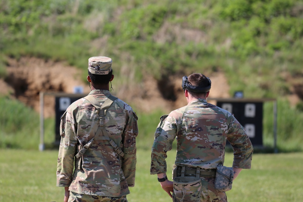 1067th at the Range on Annual Training