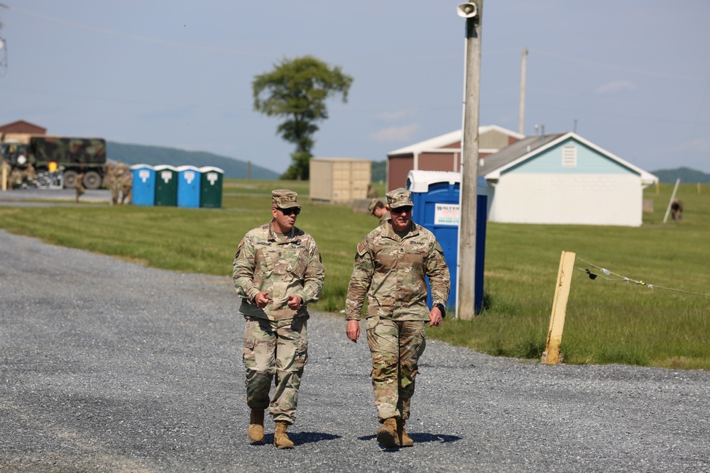 1067th at the Range on Annual Training