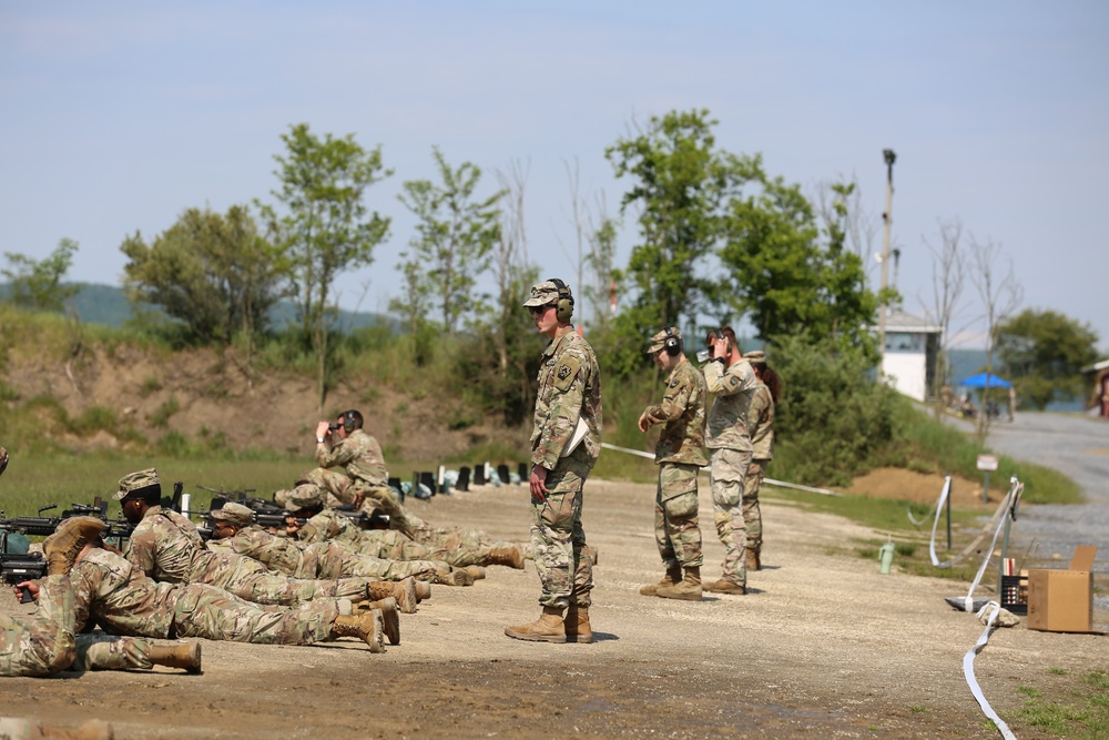 1067th at the Range on Annual Training